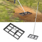 Lawn Leveling Rake, Lawn Leveler With 78 In Handle, 17x10 In Ground Plate, Rust-Resistant Carbon Steel Soil Leveler, 5 Heights Adjustable, Effort Saving Lawn Leveling Tool For Yard Golf Court